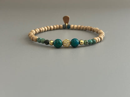 Bracelet Cybèle en Chrysocolle