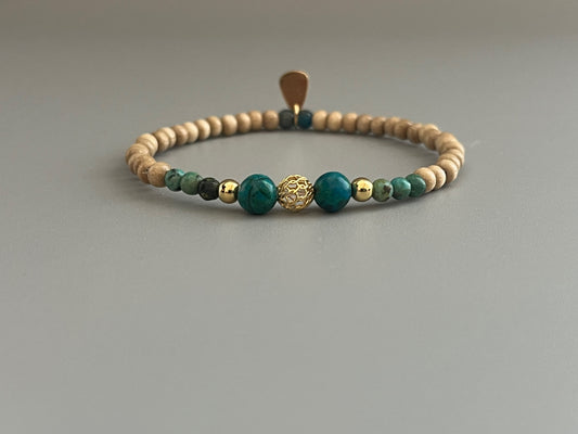 Bracelet Cybèle en Chrysocolle