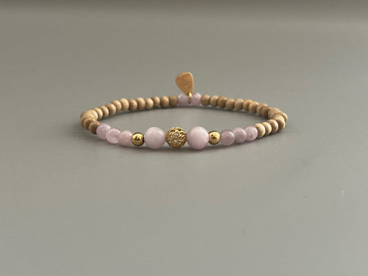 Bracelet Cybèle en Kunzite