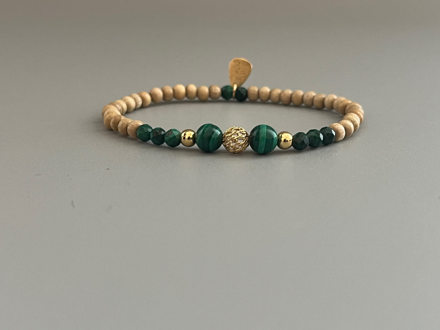 Bracelet Cybèle en Malachite