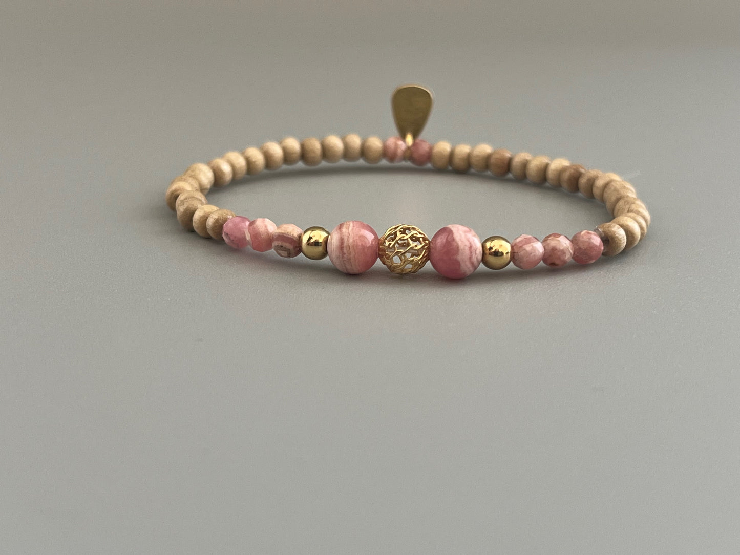 Bracelet Cybèle en Rhodochrosite