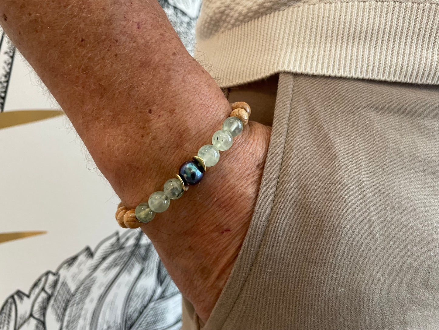 Bracelet Homme Poema Prehnite